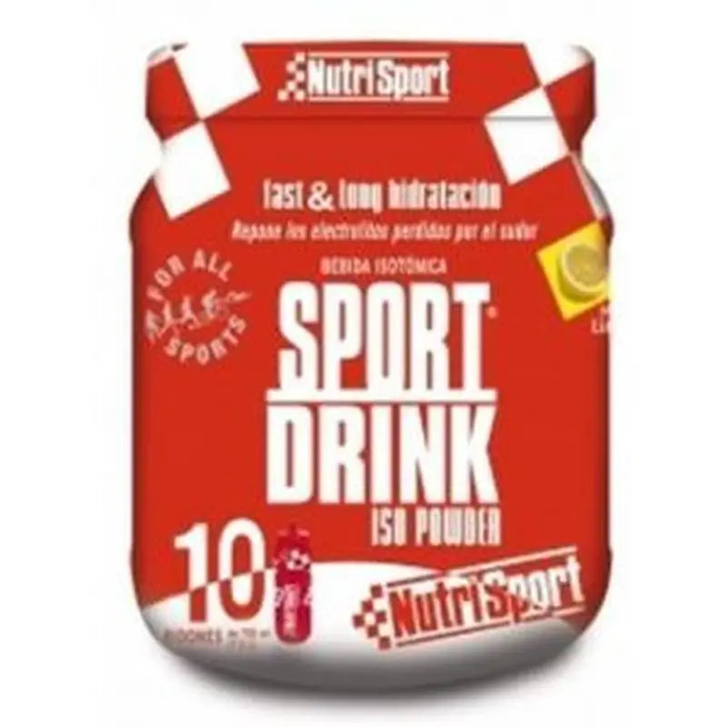 Nutrisport Sport Drink Powder Lemon 10Bidones 560Gr.