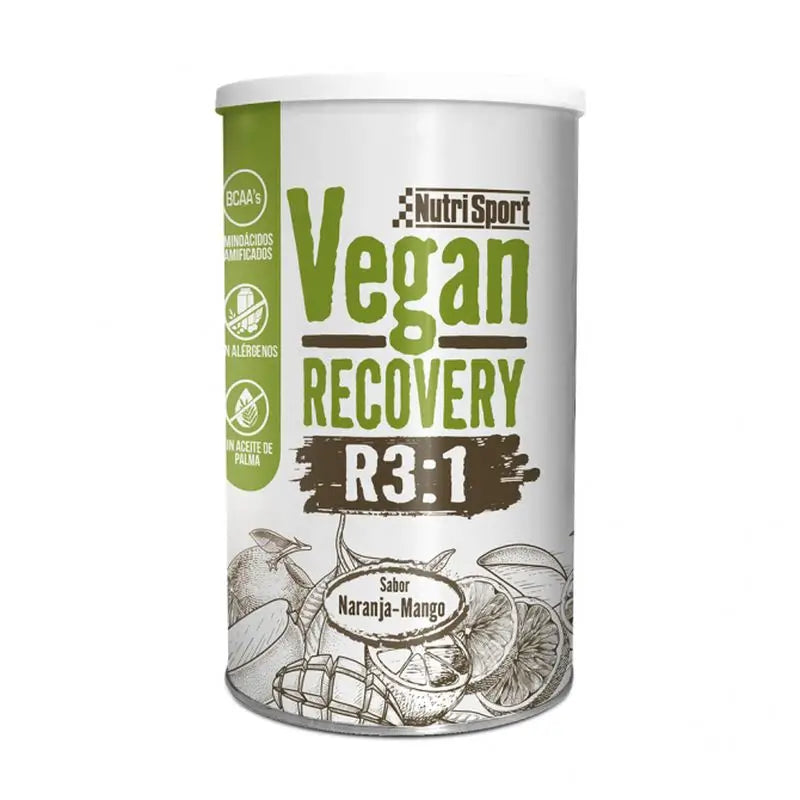 Nutrisport Vegan R3:1 Recovery Orange-Mango, 600 Gr