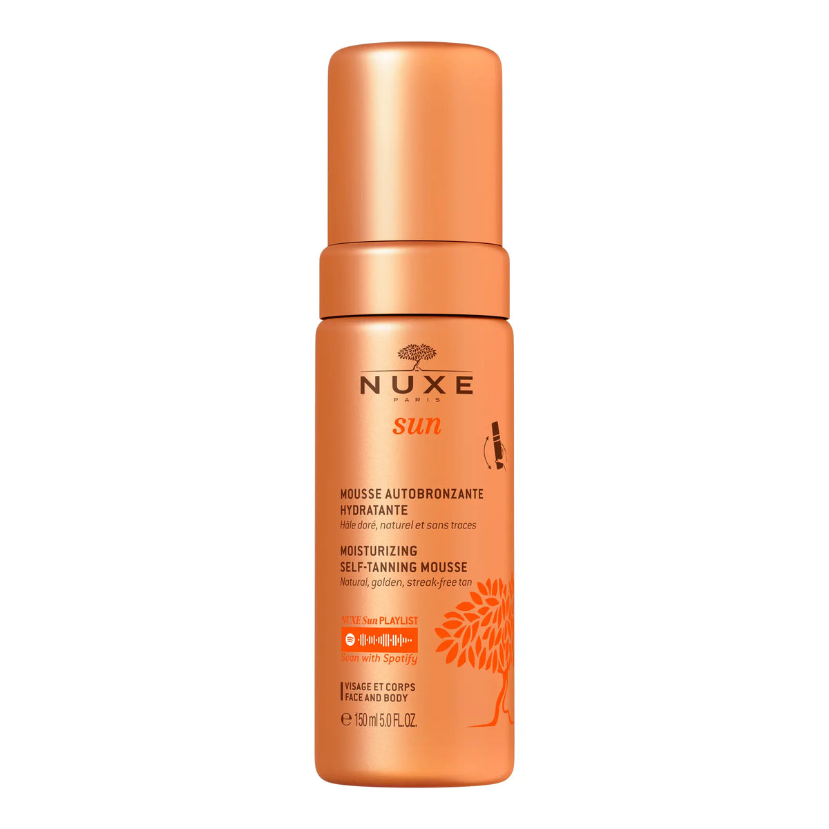 Nuxe Natural Self Tanning Foam Golden & Luminous Tone, 150 ml