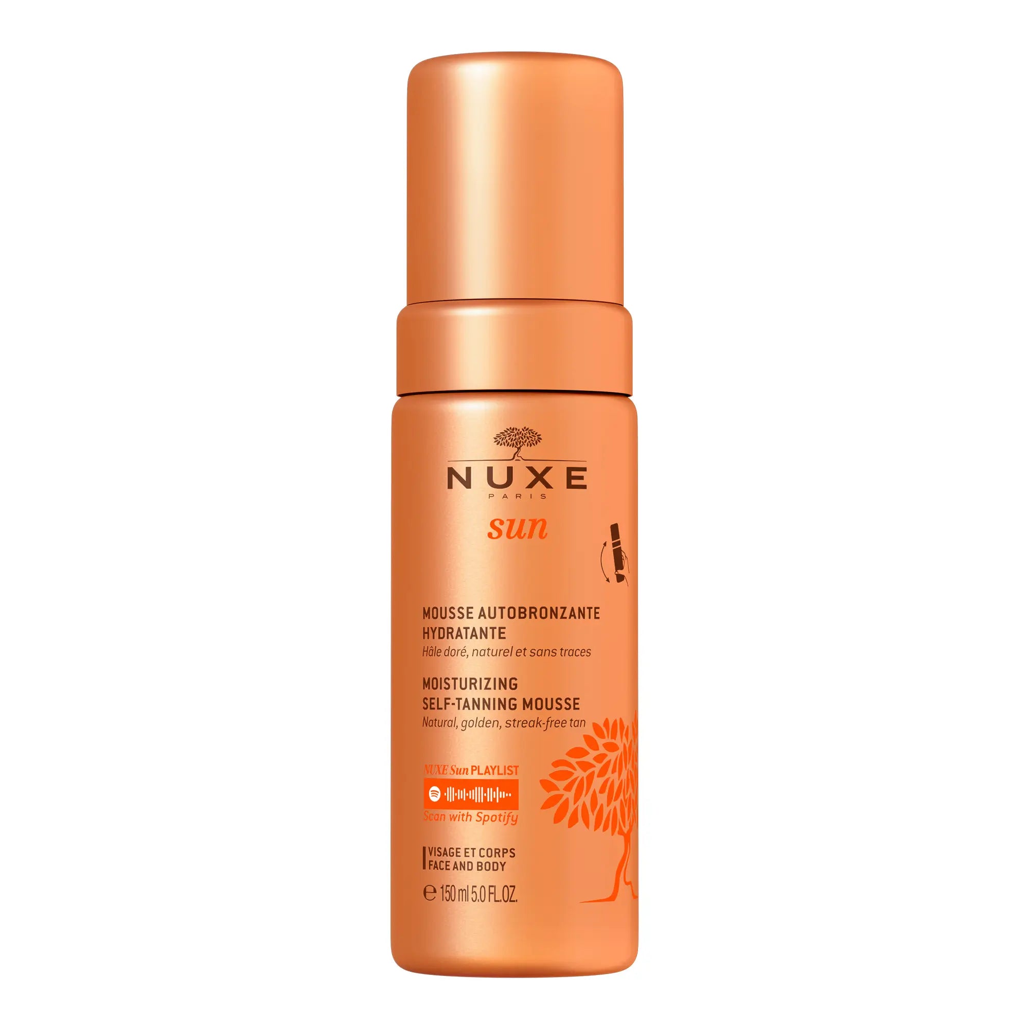 Nuxe Natural Self Tanning Foam Golden & Luminous Tone, 150 ml