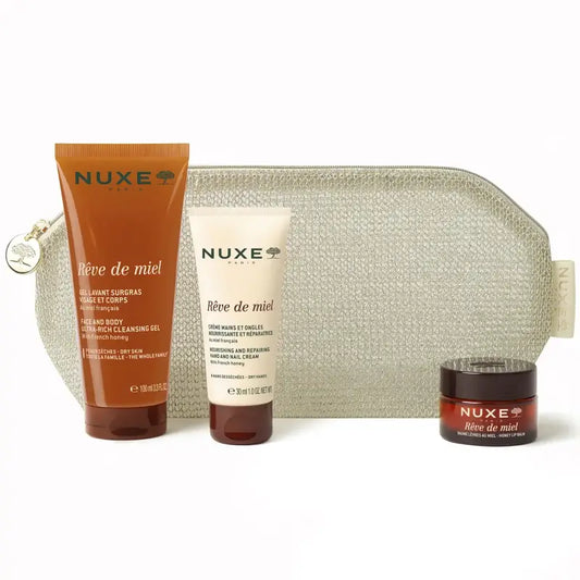 Nuxe Rêve de Miel Trio nourrissant pour le corps, les mains et les lèvres 145 ml