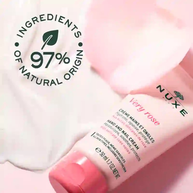 Nuxe Very Rose Gift Box Very Rose Gel nettoyant + Crème pour les mains + Eau de toilette parfumée