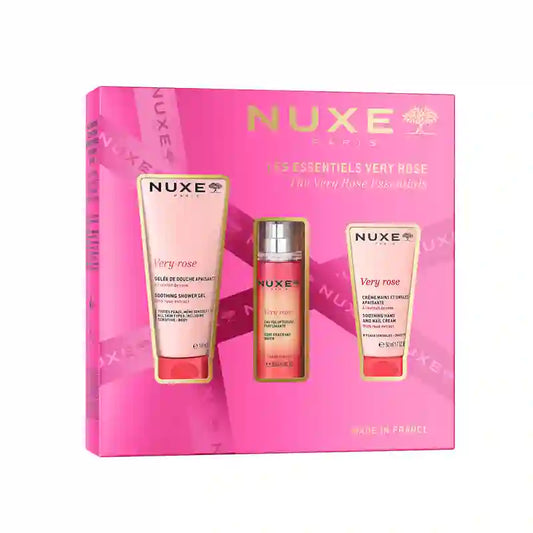 Nuxe Very Rose Gift Box Very Rose Cleansing Gel + Hand Cream + Perfumed Eau de Toilette