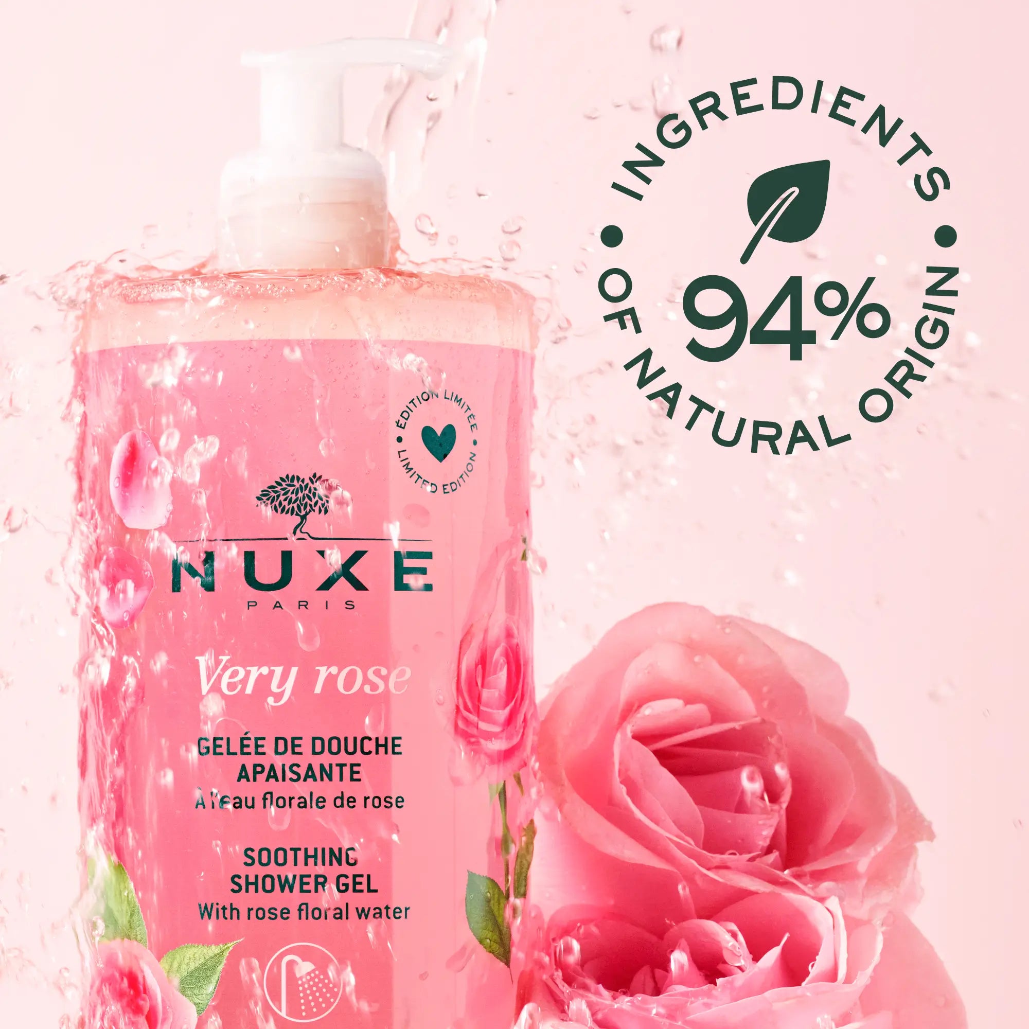 Nuxe Very Rose - Gel douche apaisant | Nuxe
