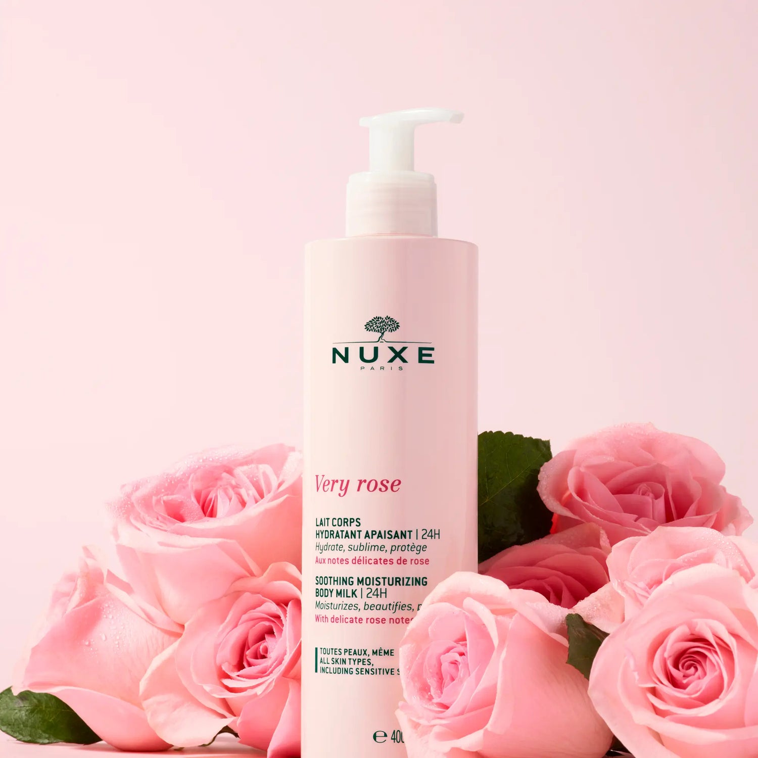 Nuxe Very Rose - Lait corporel hydratant apaisant 24 H* | Nuxe