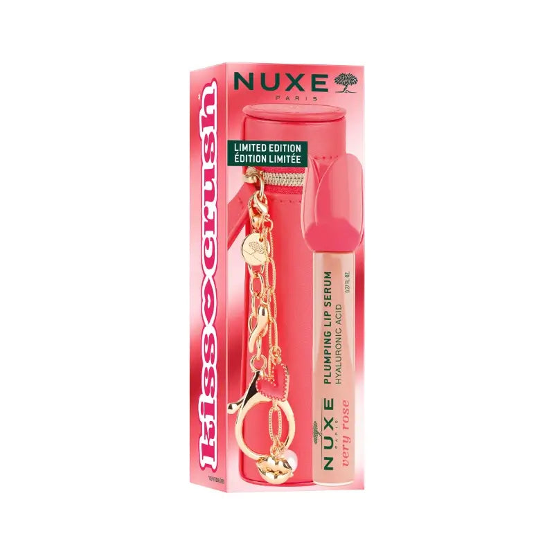 Nuxe Very Rose Sérum repulpant pour les lèvres 8 ml + étui à lèvres offert, 8 ml