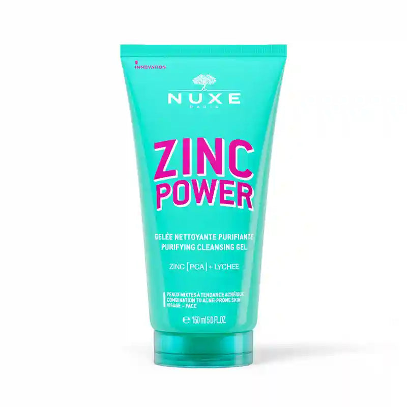 Gel nettoyant purifiant Nuxe Zinc Power, 150 ml