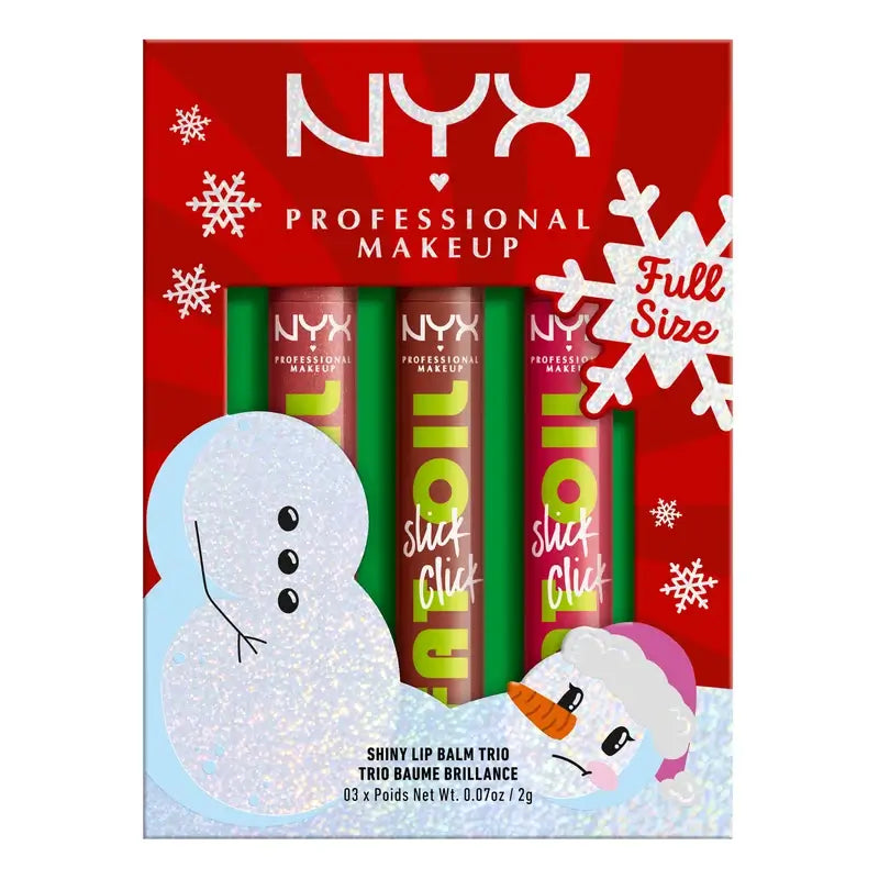 Nyx Lip Oil Shiny Slick Click Trio , 3x2 gr