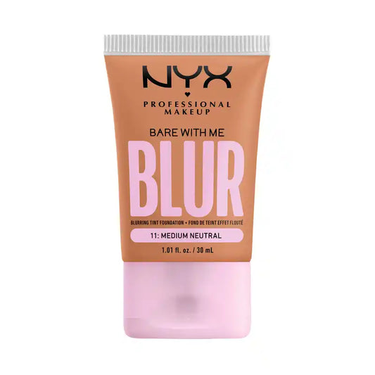 Nyx Bare With Me Blur Skin Tint, Fond de teint flou, fini mat, teinte neutre, 30 ml