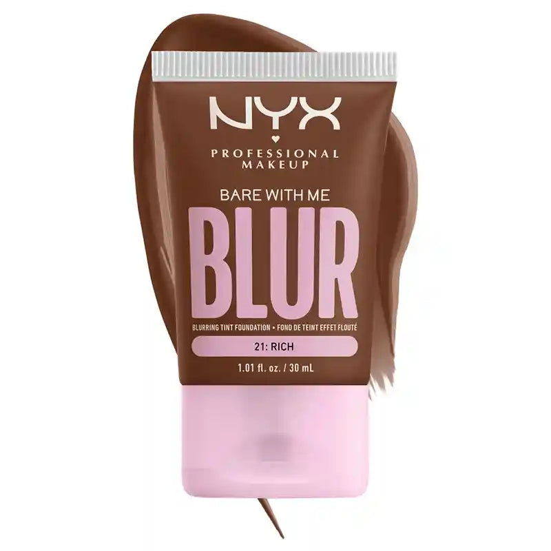 Nyx Bare With Me Blur Skin Tint, Fond de teint flou, mat, Shade Rich 21 , 30 ml