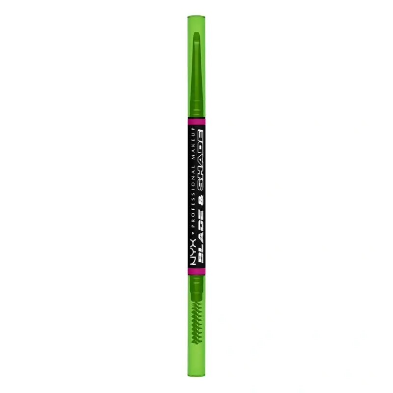 Nyx Blade & Shade Dual Pencil Crayon à sourcils, Noir 12 , 0,06 gr