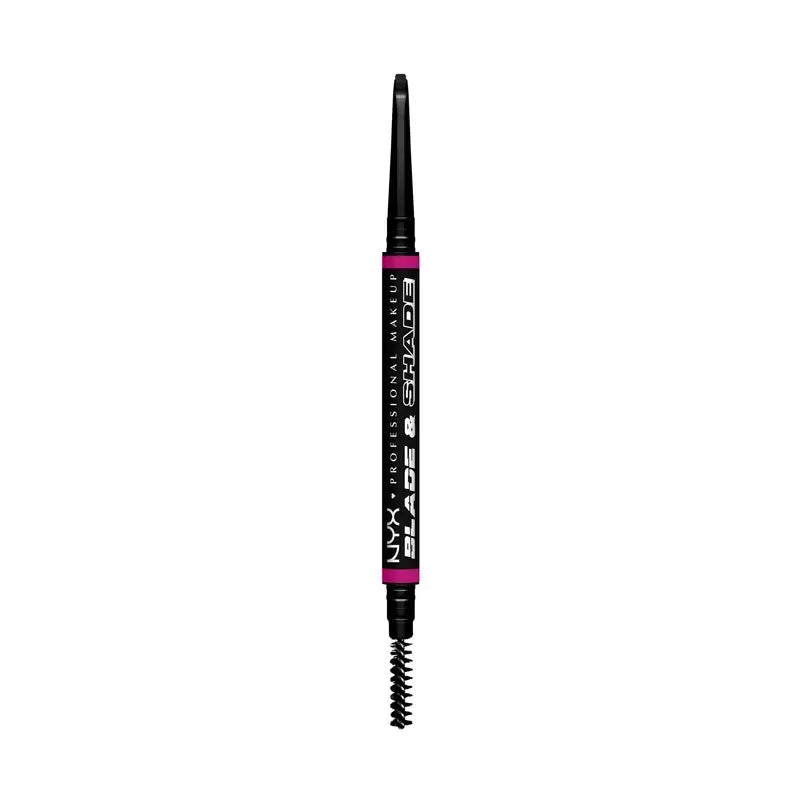 Nyx Blade & Shade Dual Pencil Crayon à sourcils, Noir 12 , 0,06 gr