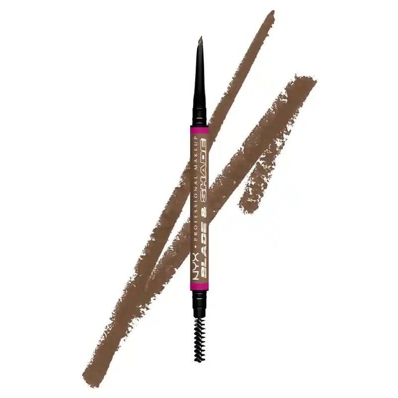 Nyx Blade & Shade Dual Pencil Crayon à sourcils, Taupe 04 , 0,06 gr