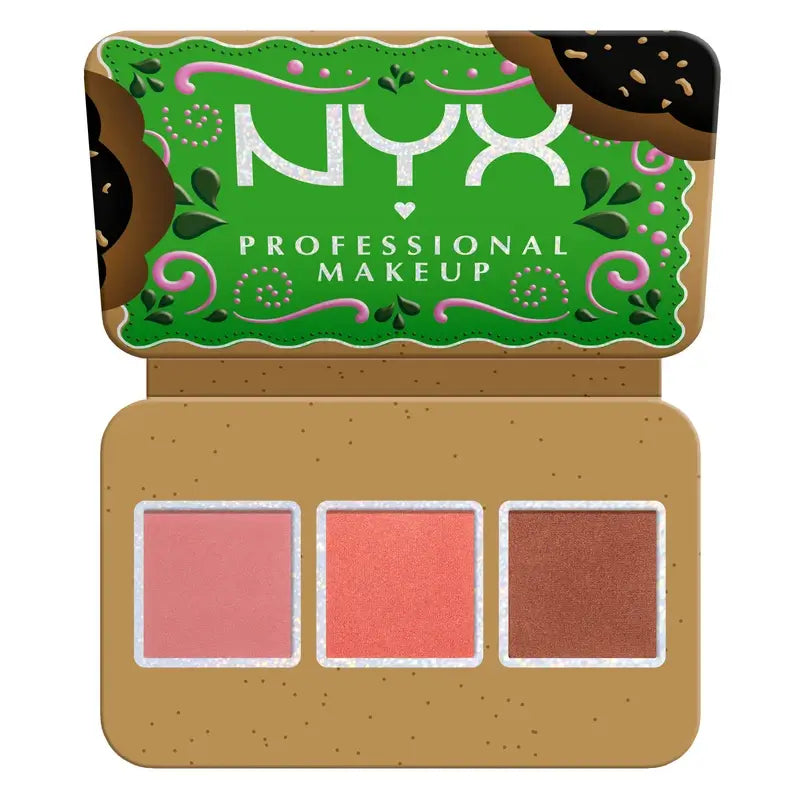 Nyx Buttermelt Face Palette Bronzing Powder , 3x4 gr