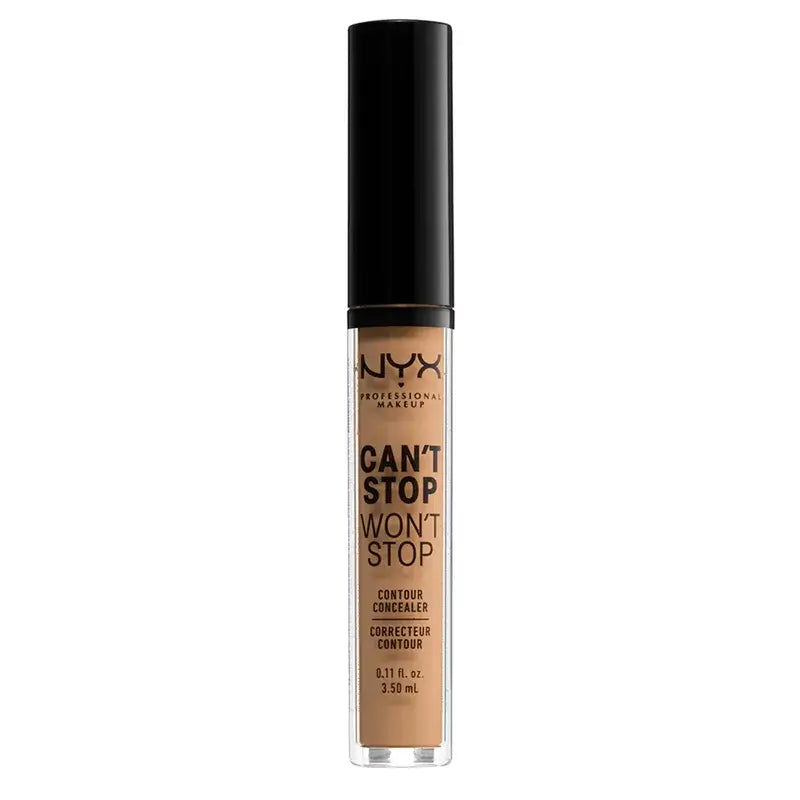 Nyx Non Comedogen Long Lasting Concealer Can'T Stop Won'T Stop Shade 10.3 Neutral Buff For Medium Skin Clar , 3,5 ml