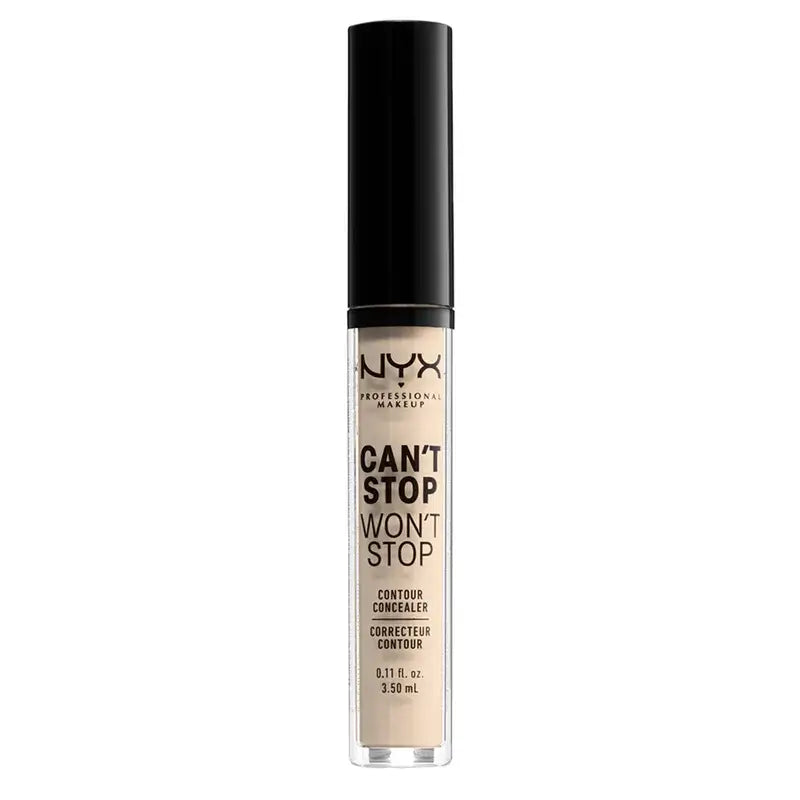 Nyx Noncomedogenic Long Lasting Concealer Can't Stop Won't Stop Shade 1.5 Fair For Fair Skin , 3,5 ml