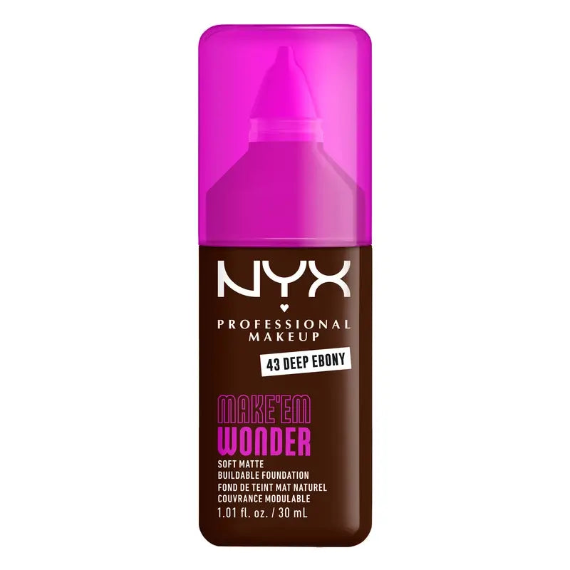Nyx Cosmetics Make Em Wonder Fdt Deep Ebony, 30 ml