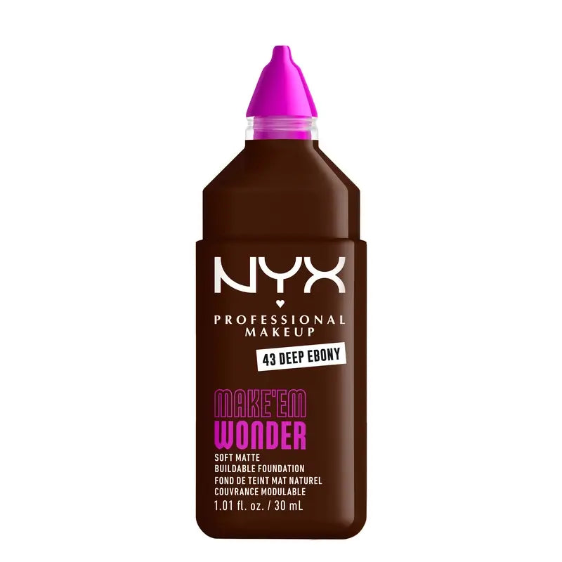Nyx Cosmetics Make Em Wonder Fdt Deep Ebony, 30 ml