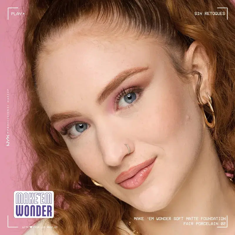 Nyx Cosmetics Make Em Wonder Fdt Fair Porcelain, 30 ml
