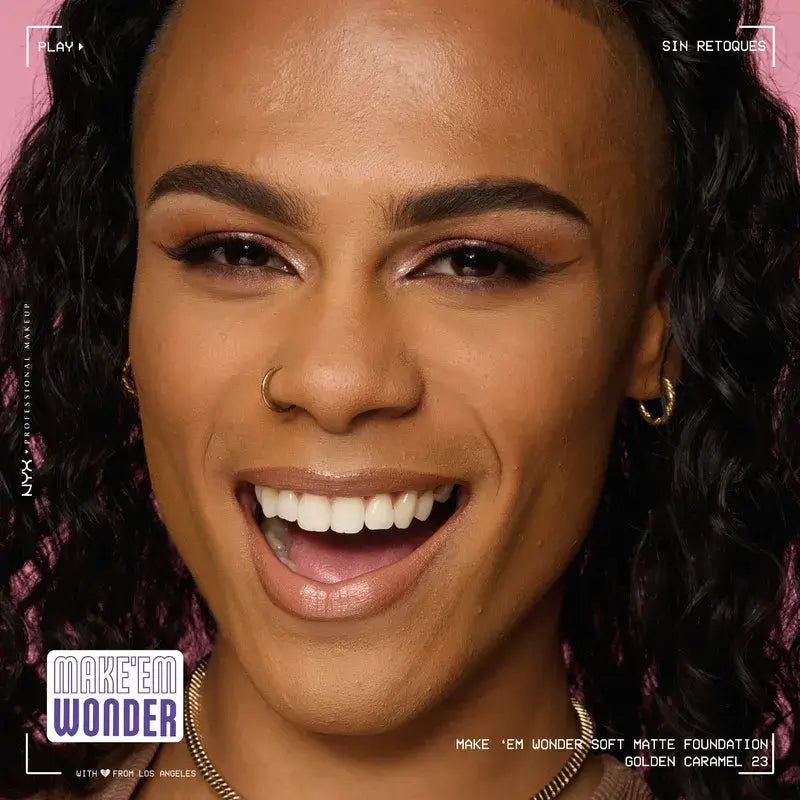 Nyx Cosmetics Make Em Wonder Fdt Gold Caramel, 30 ml