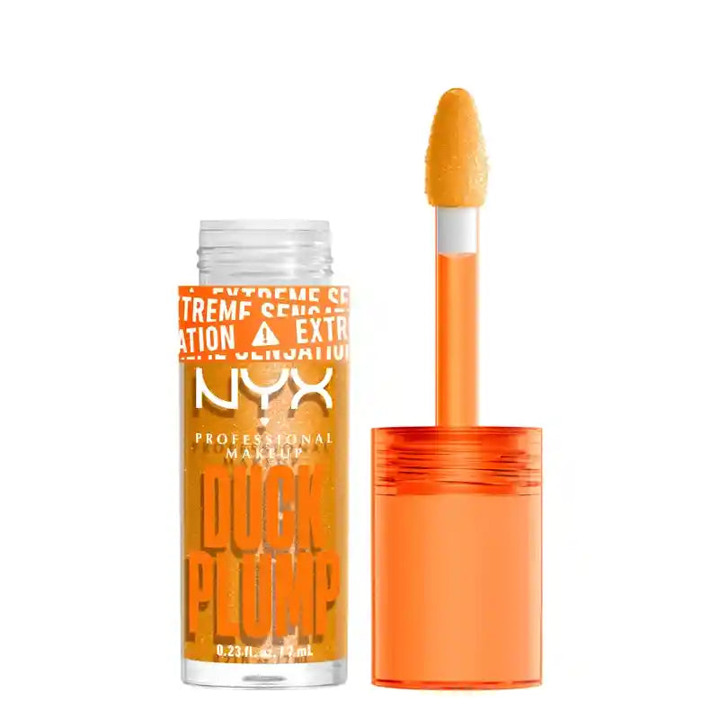 Nyx Duck Plump High Pigment Lip Gloss Glitter Gold 22 , 7 ml