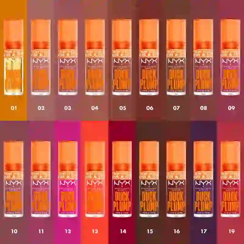 Nyx Duck Plump High Pigment Lip Gloss Volumising Gloss Hall Of Flame , 7 ml