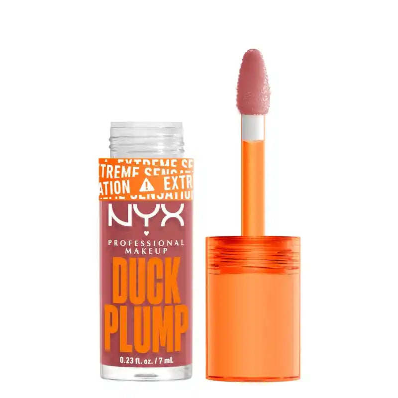 Nyx Duck Plump High Pigment Lip Gloss Gloss volumateur pour les lèvres Nude Swings 03 , 7 ml