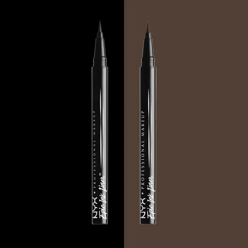 Nyx Eyeliner Waterproof Epic Ink Liner, pointe pinceau, Waterproof , 1 ml