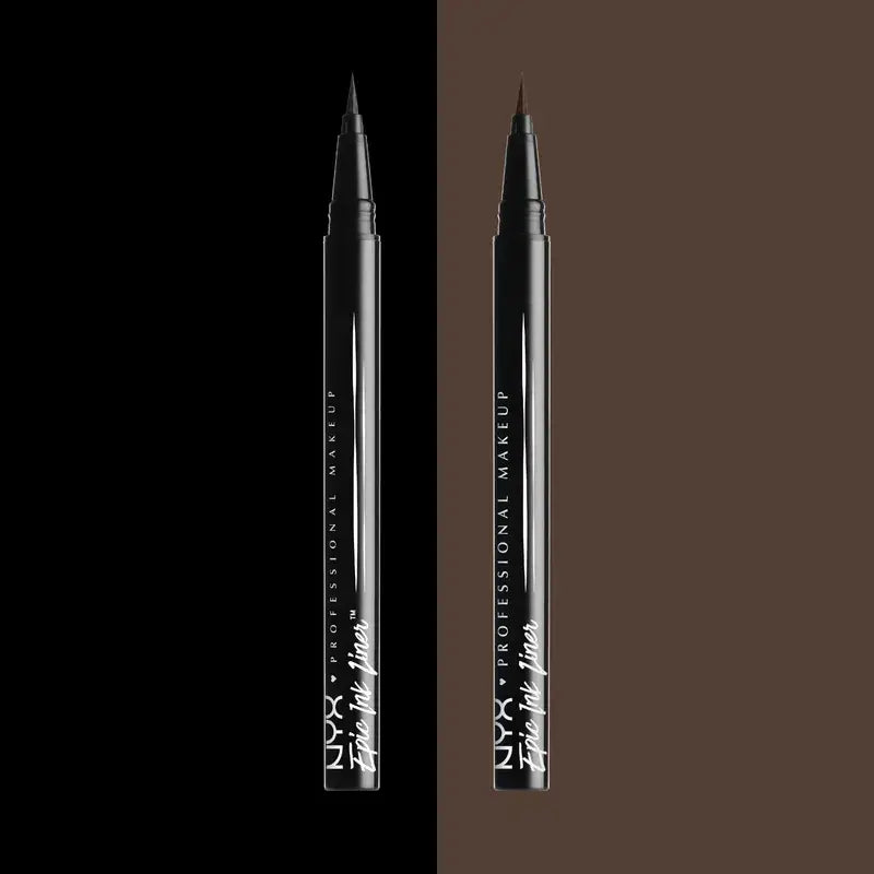 Nyx Eyeliner Waterproof Epic Ink Liner, pointe pinceau, Waterproof , 1 ml