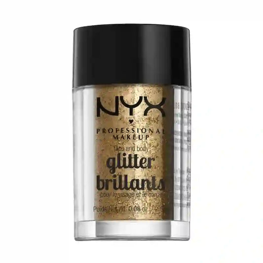 Nyx Face & Body Glitter Face & Body Glitter Bronze Shade , 2,5 grammes