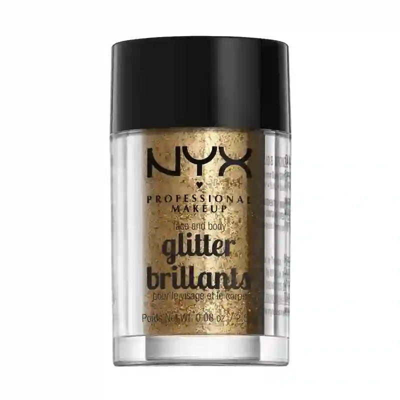 Nyx Face & Body Glitter Face & Body Glitter Bronze Shade , 2,5 grammes