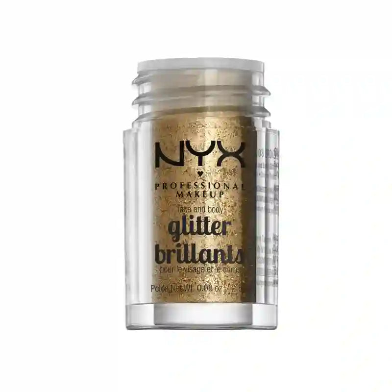 Nyx Face & Body Glitter Face & Body Glitter Bronze Shade , 2,5 grammes