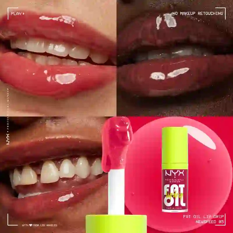 Nyx Fat Oil Lip Drip Newsfeed Huile pour les lèvres. 12H Hydratant. 4,8 ml