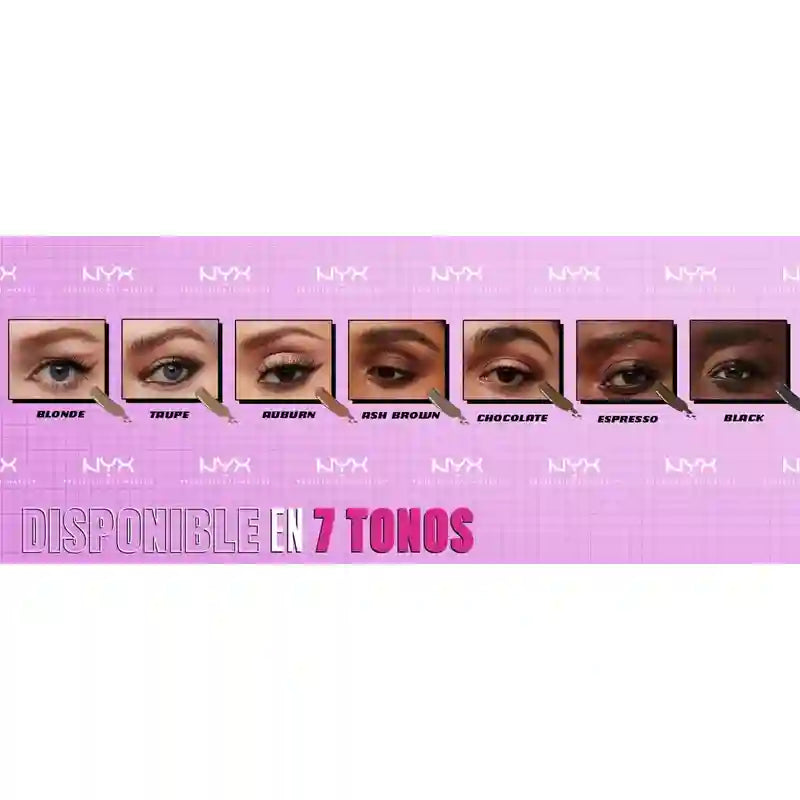 Nyx Long Lasting Brow Filler Gel Zero To Brow. Teinte Espresso. 1 pièce