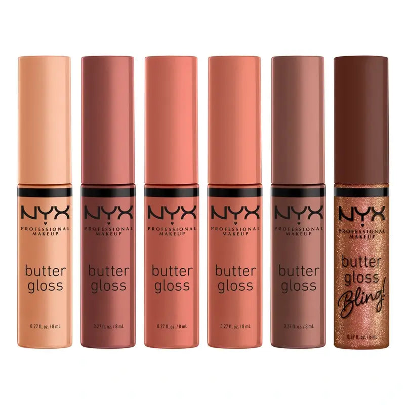 Nyx Home Alone Butter Gloss Vlt Nudes , 6x8 ml