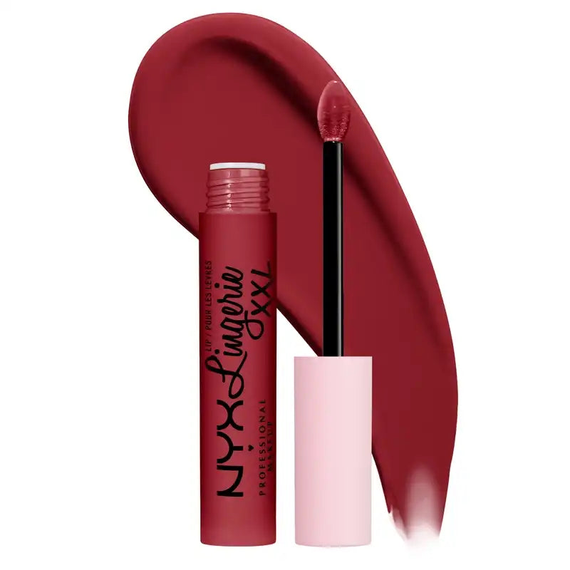 Nyx Liquid Lipstick Lip Lingerei Xxl Long Lasting, Matte 16H . Teinte Its Hotter , 4 ml