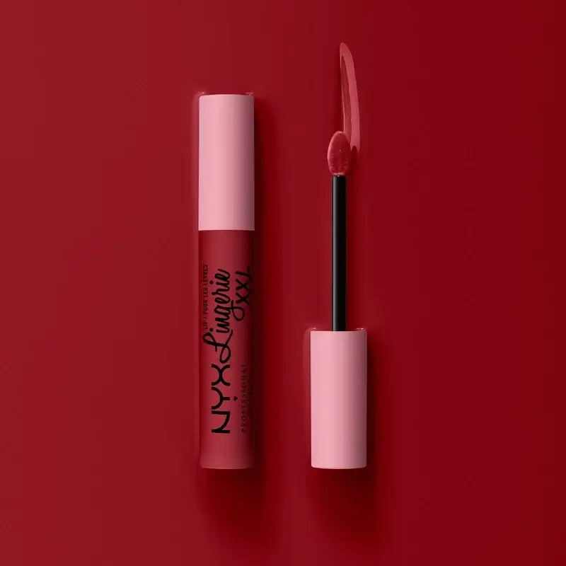 Nyx Liquid Lipstick Lip Lingerei Xxl Long Lasting, Matte 16H . Teinte Its Hotter , 4 ml