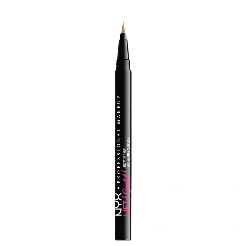 Nyx Crayon à Sourcils Longue Durée 16 Heures Lift & Snatch ! Brow Tint Pen, Shade Taupe , 1 ml