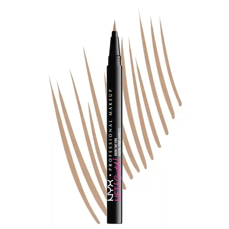 Nyx Crayon à Sourcils Longue Durée 16 Heures Lift & Snatch ! Brow Tint Pen, Shade Taupe , 1 ml