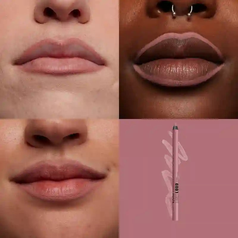 Nyx Line Loud Rouge à lèvres, Longue durée, + défini, sans transfert, Teinte 13 Fierce Flirt , 1,2 gr