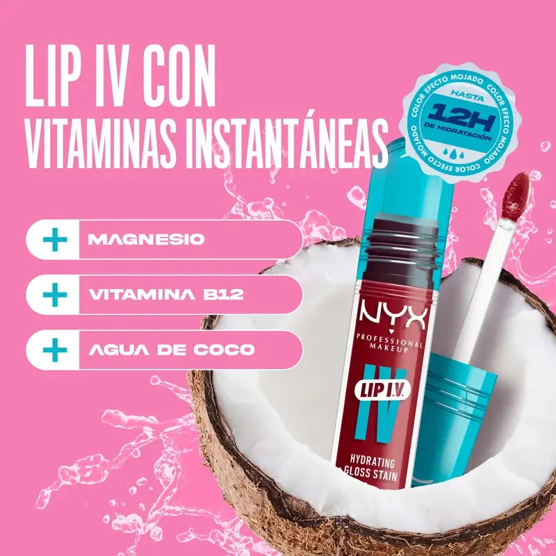 Nyx Lip Iv Lip Colour Berry Thirsty Shade 10 , 5 ml