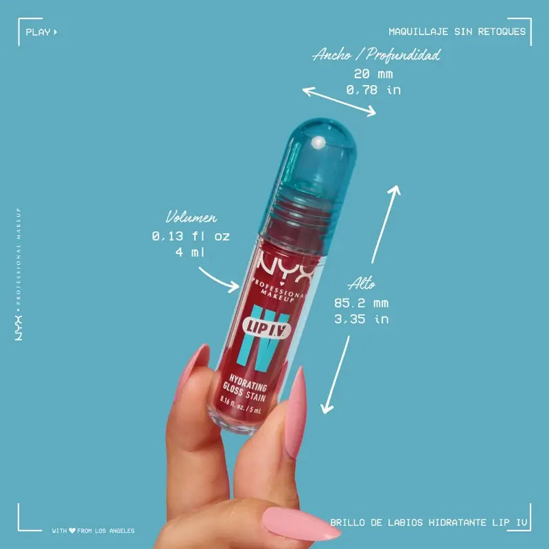 Nyx Lip Iv Rouge à lèvres Bubble Gum Burst Teinte 07 , 5 ml