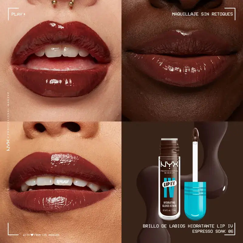 Nyx Lip Iv Rouge à lèvres Espresso Soak Shade 06 , 5 ml
