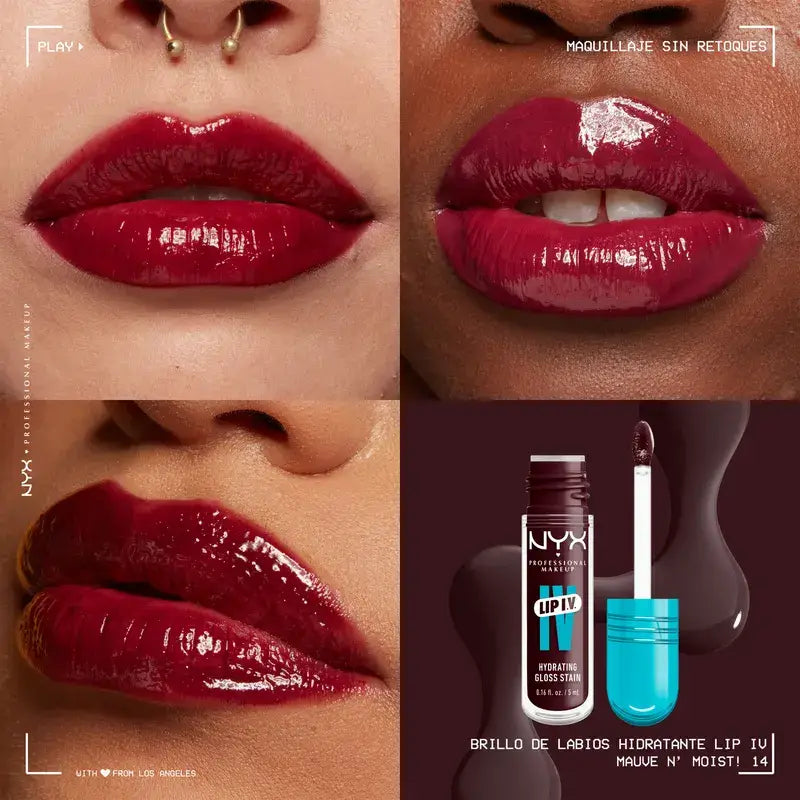 Nyx Lip Iv Rouge à lèvres Mauve N Moist Shade 14 , 5 ml