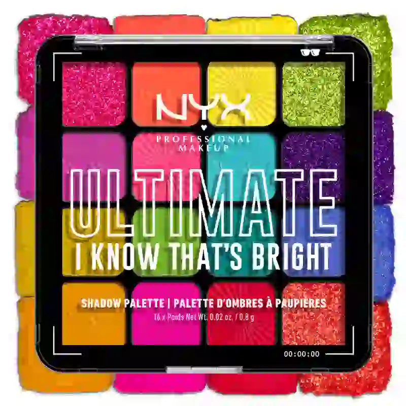 Nyx Ultimate Shadow Palette I Know That's Bright , 1 pcs.