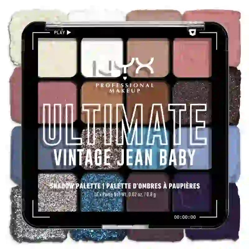 Nyx Ultimate Shadow Palette Vintage Jean Baby , 1 pcs.