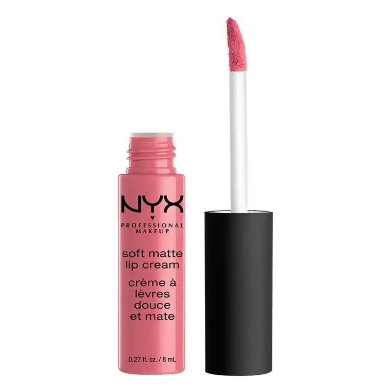 Nyx Long Lasting Creamy Matte Lipstick Soft Matte Lip Cream Shade 11 Milan Pink , 8 ml
