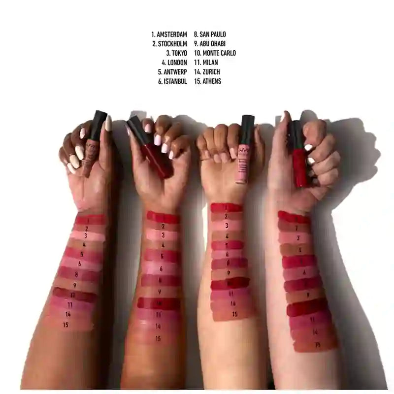 Nyx Creamy Lipstick Crème à lèvres Soft Matte. Teinte Amsterdam 01 , 8 ml