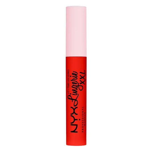 Nyx Lipstick Lip Lingerie Xxl Fuego Long Lasting, Matte, Shade On Fuego 27 , 4 ml