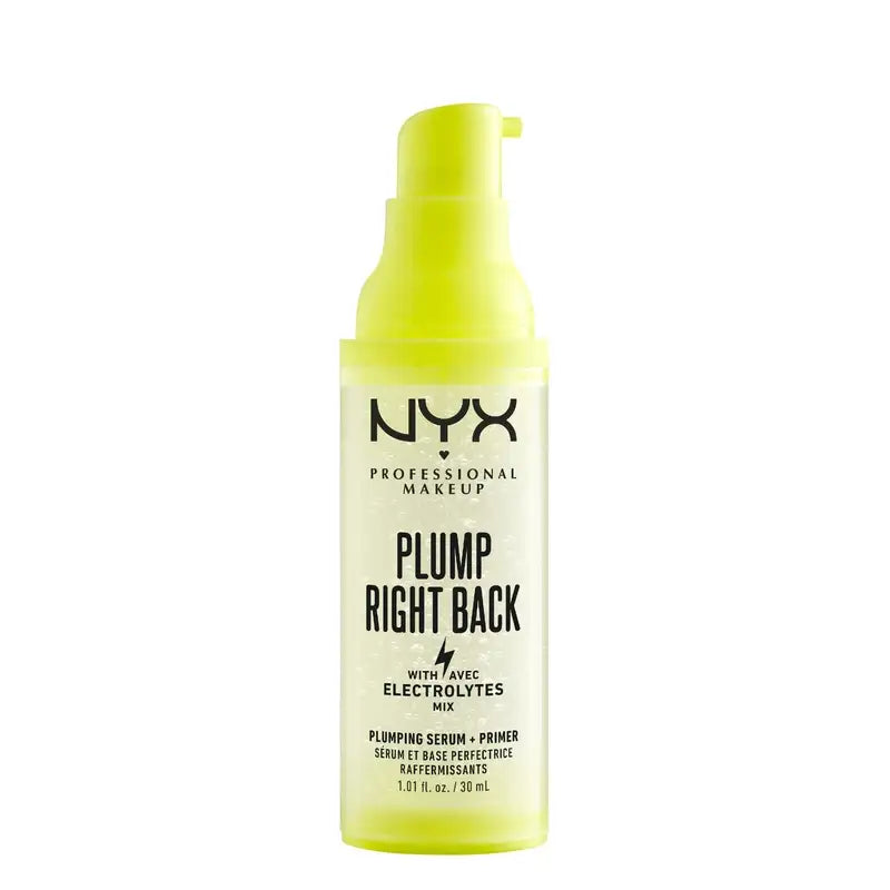 Nyx Plump Right Back Primer & Serum. Acide hyaluronique. Vitamines multiples, 30 ml
